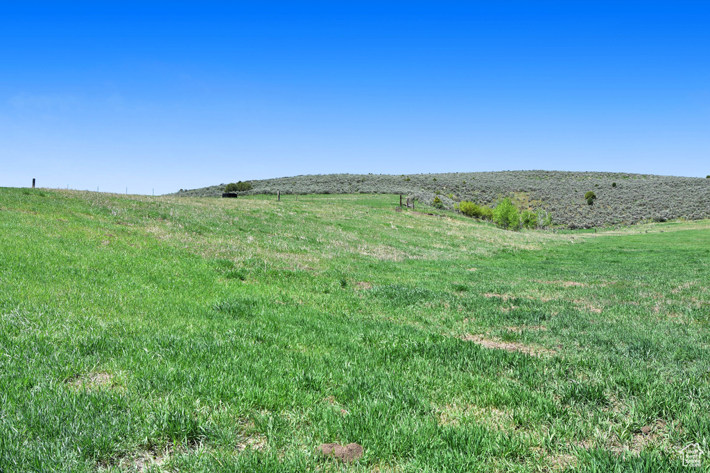 View of undeveloped land with rural landscape