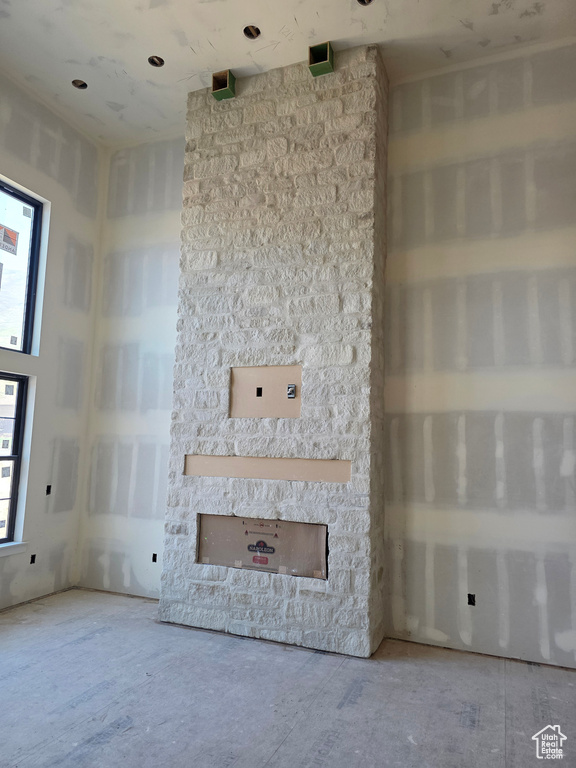 View of unfurnished living room