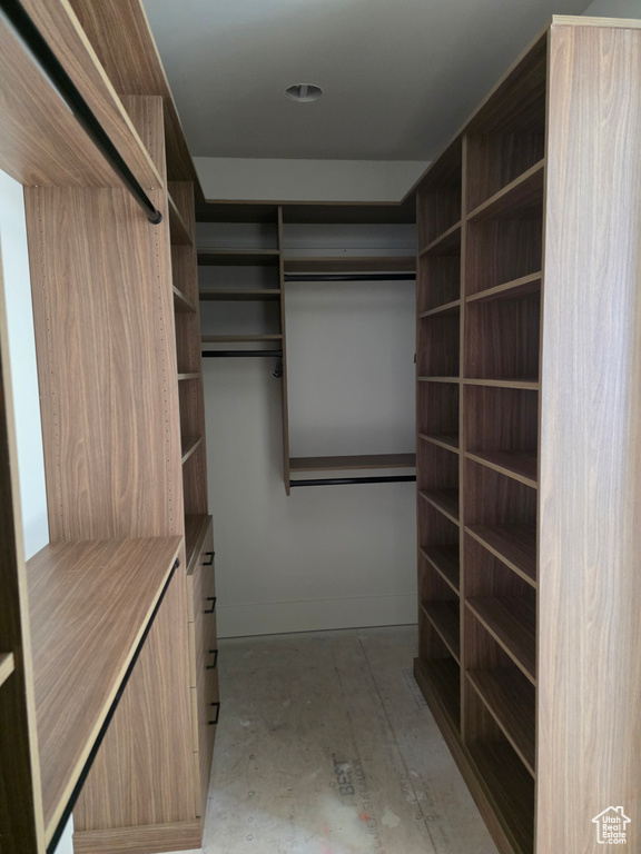 View of spacious closet