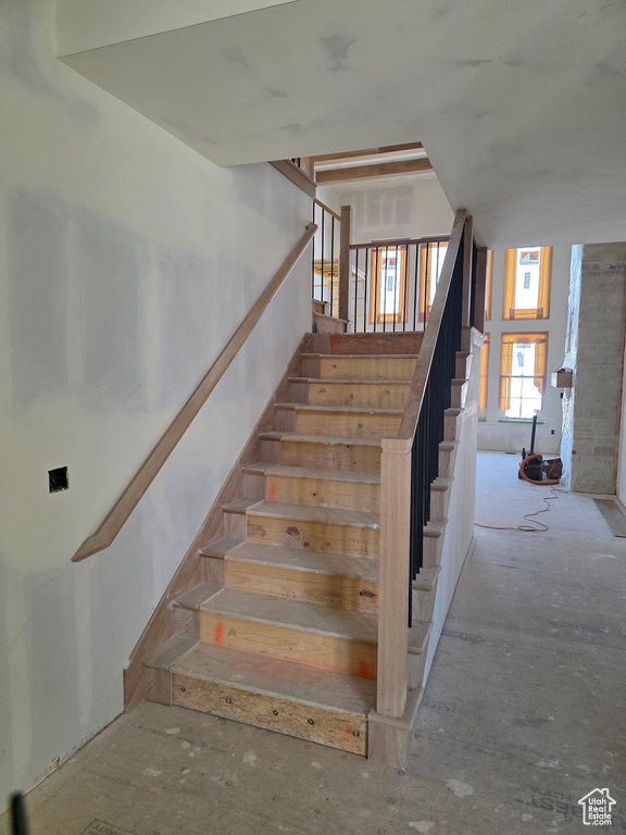 View of stairway