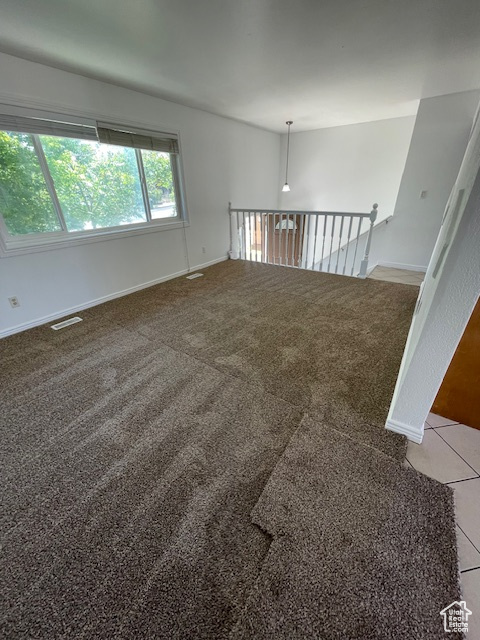 Empty room with baseboards