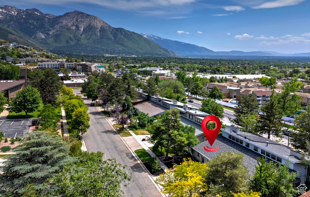 Bird's eye view of mountains