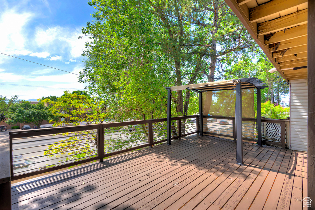 View of deck