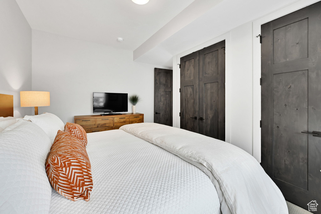 Bedroom featuring a closet