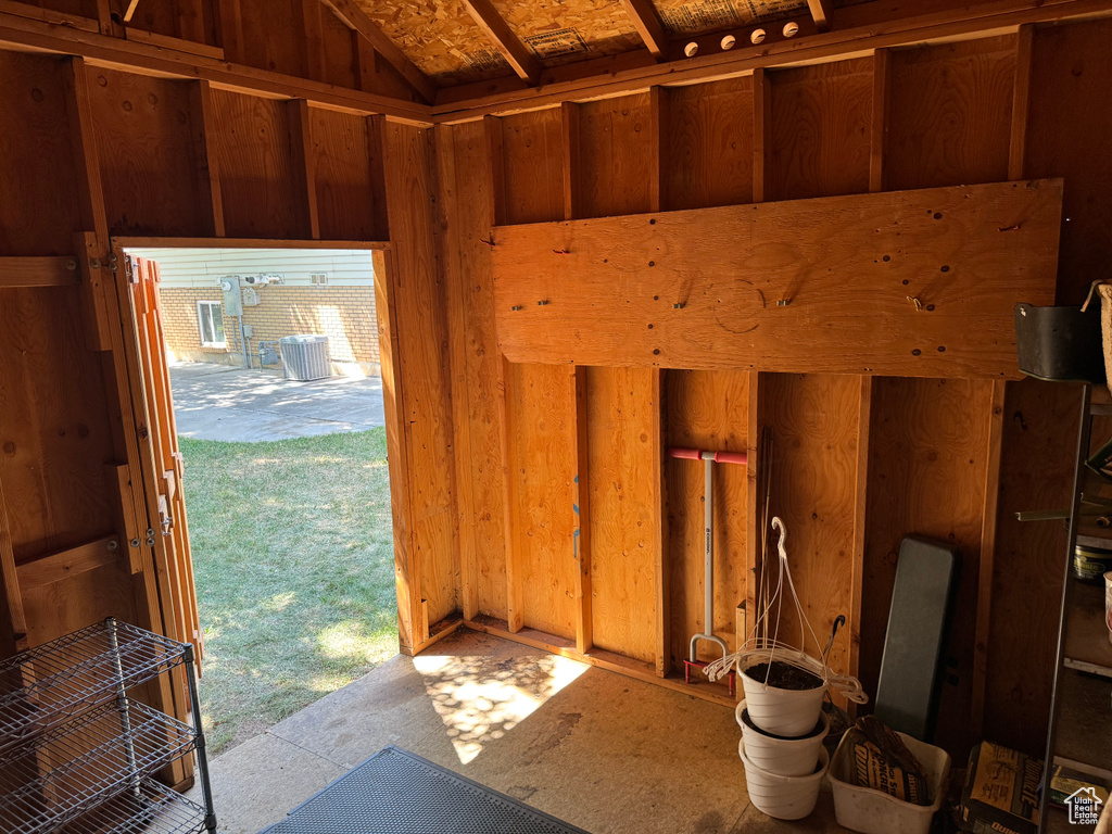 View of storage area