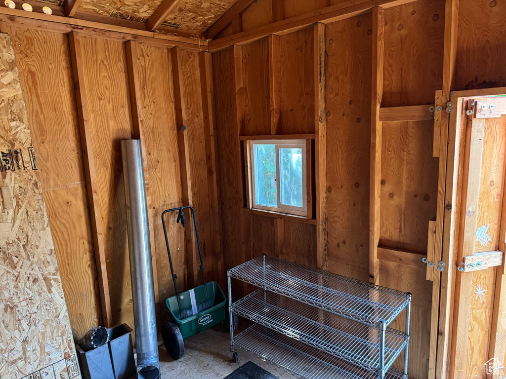 View of storage area