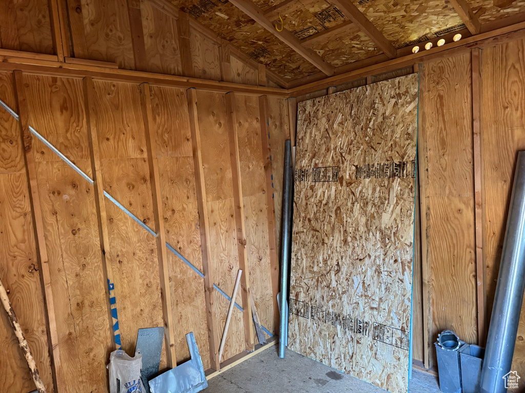 View of storage area