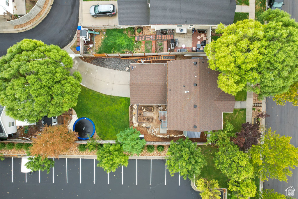 View from above of property