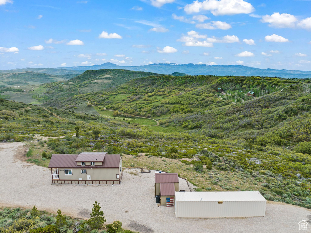View of mountain background