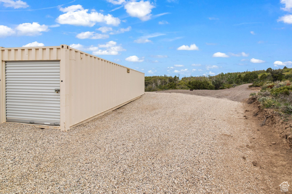 View of outbuilding