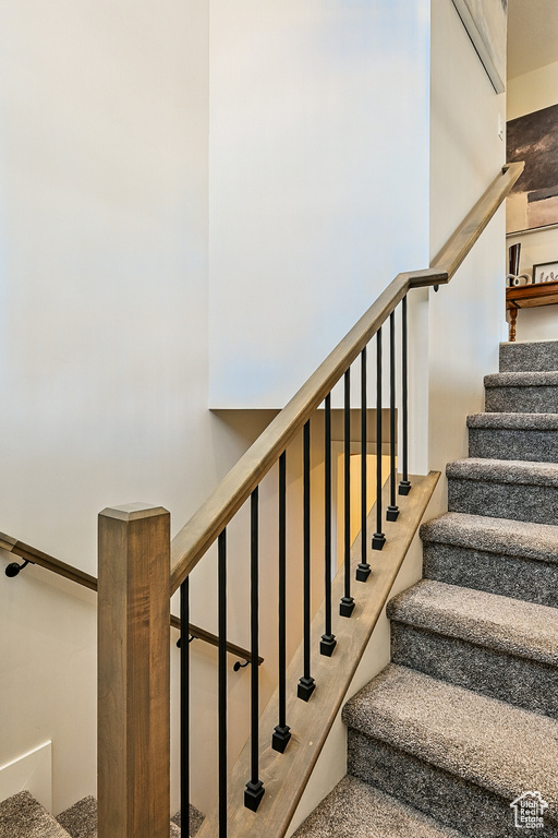 View of stairway