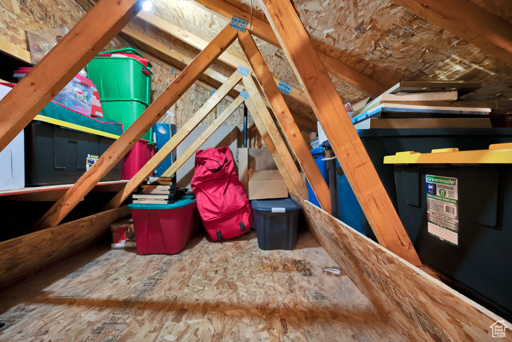 View of attic