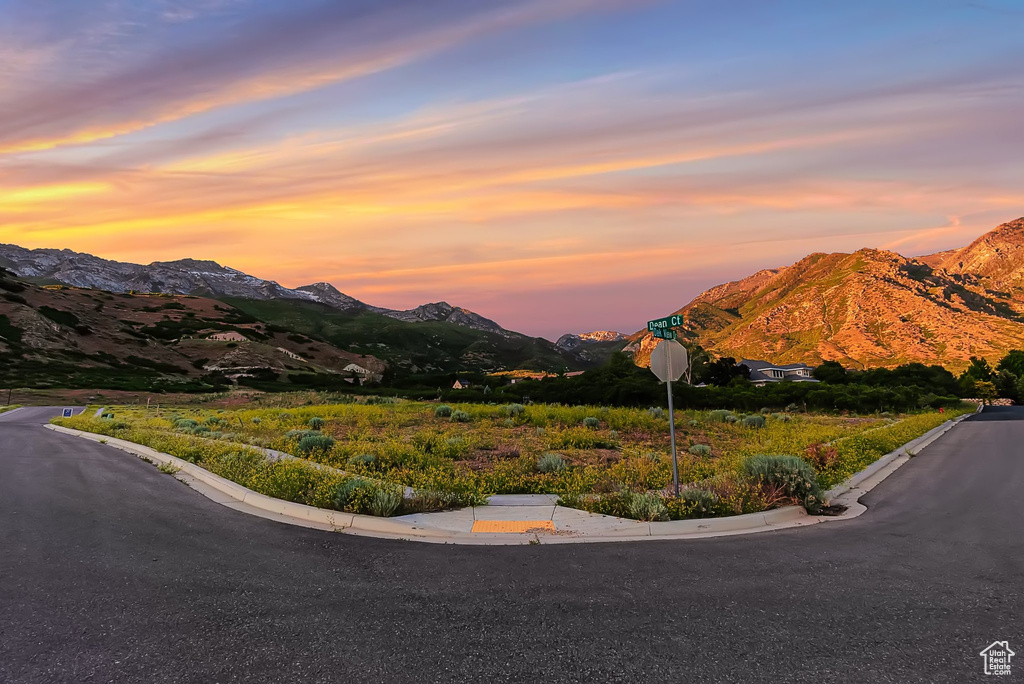 View of mountain background