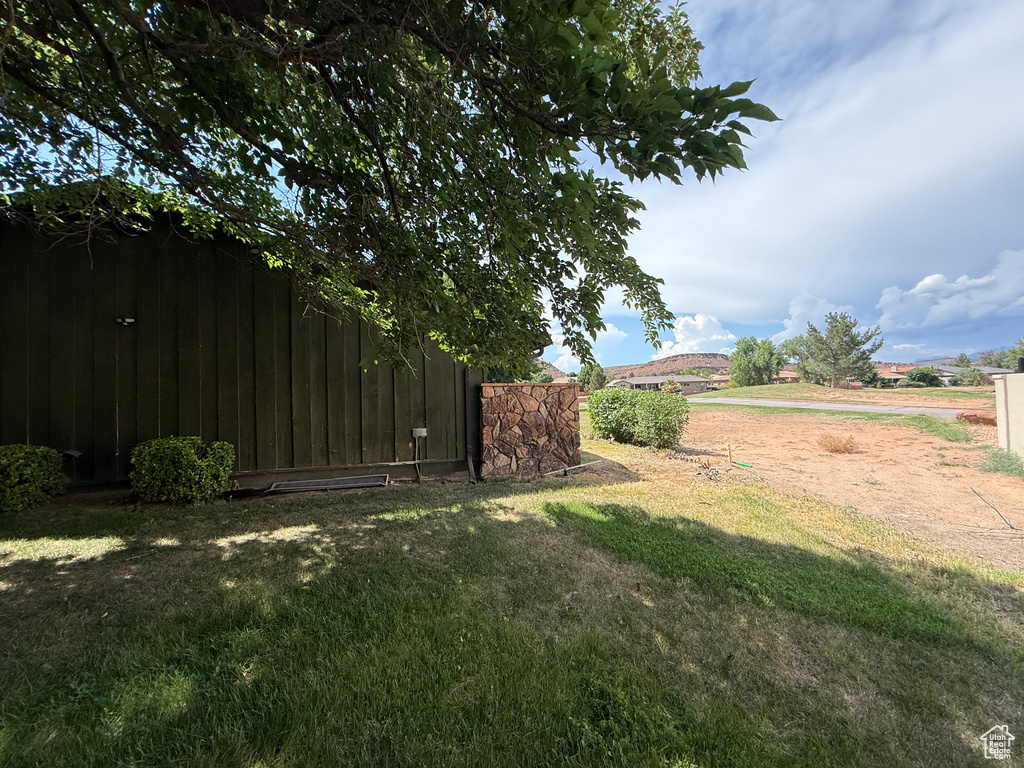 View of yard