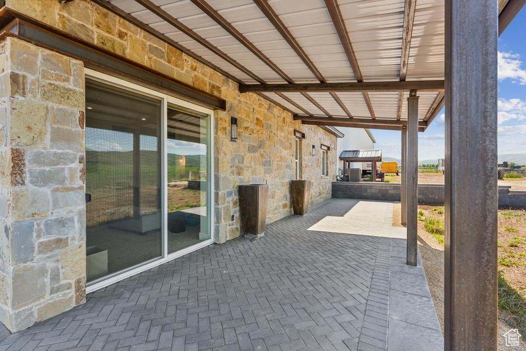 View of patio