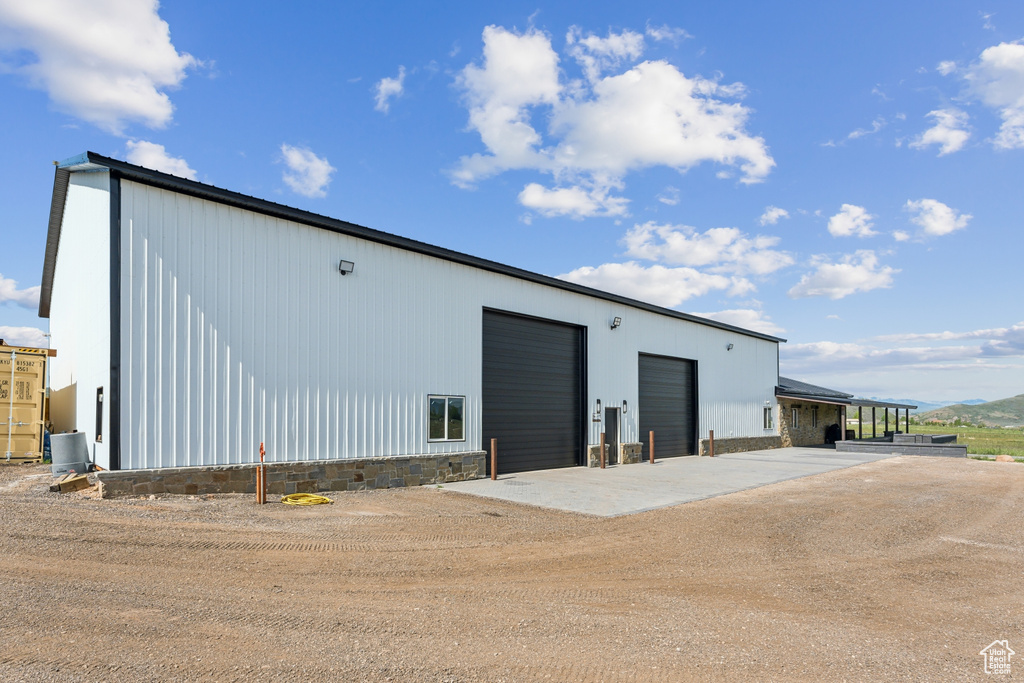 View of outbuilding