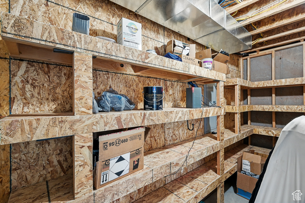 View of storage room