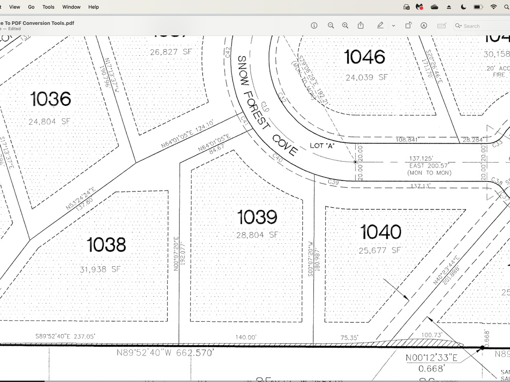 Parcel map
