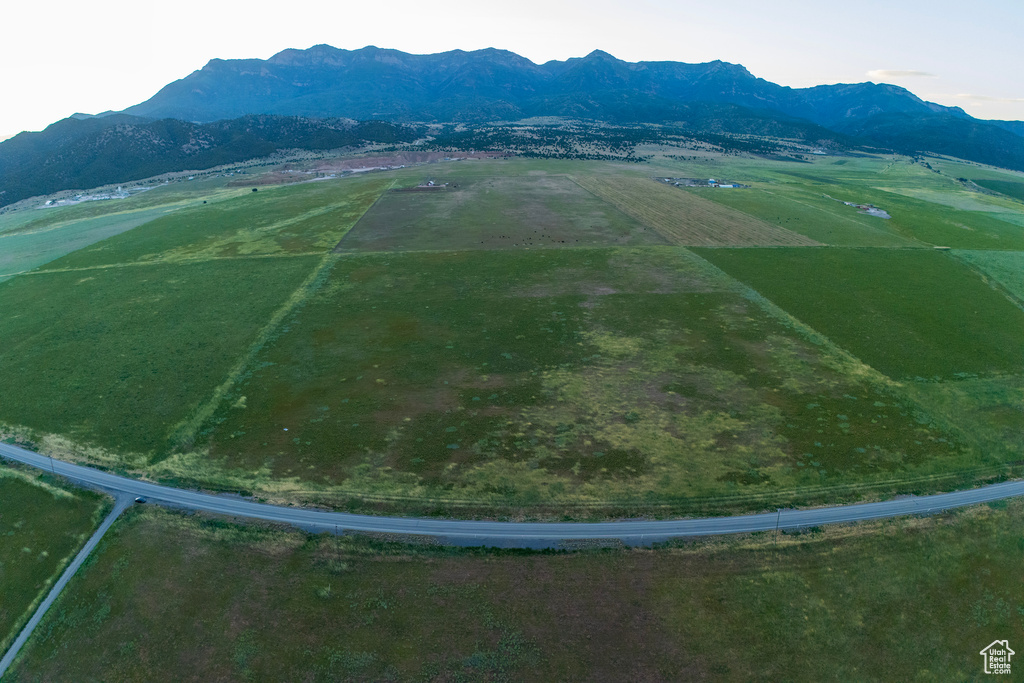 Aerial view of mountains