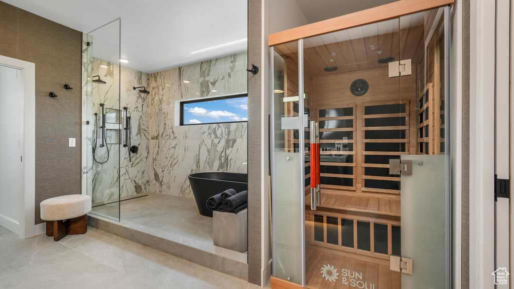 View of sauna