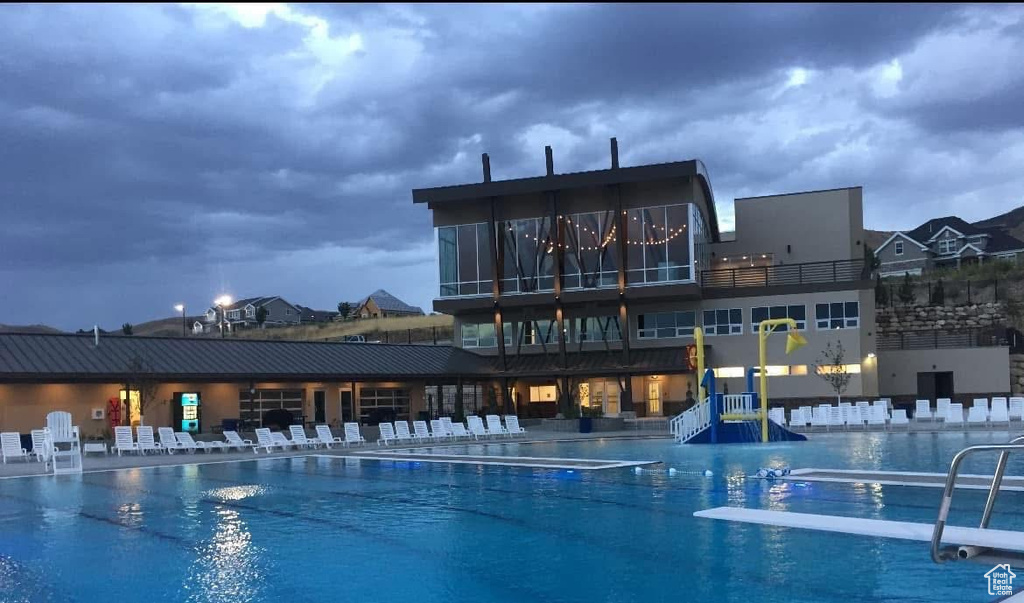 View of pool