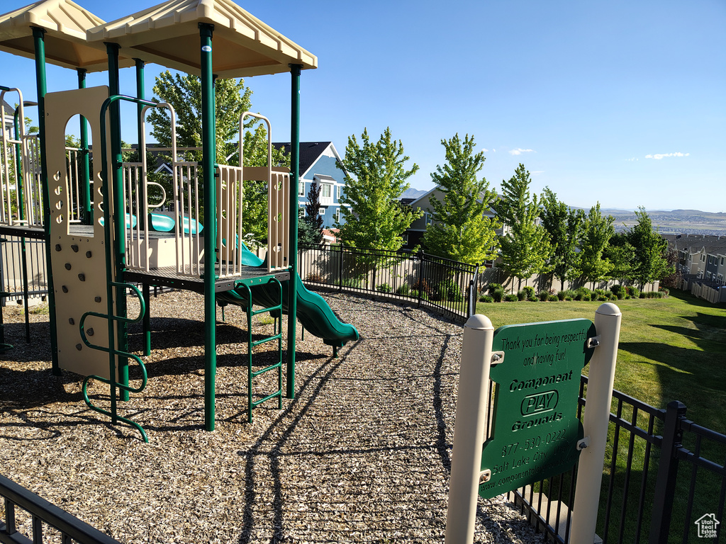 View of community playground