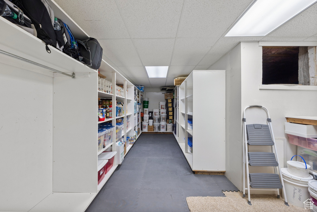 View of storage area