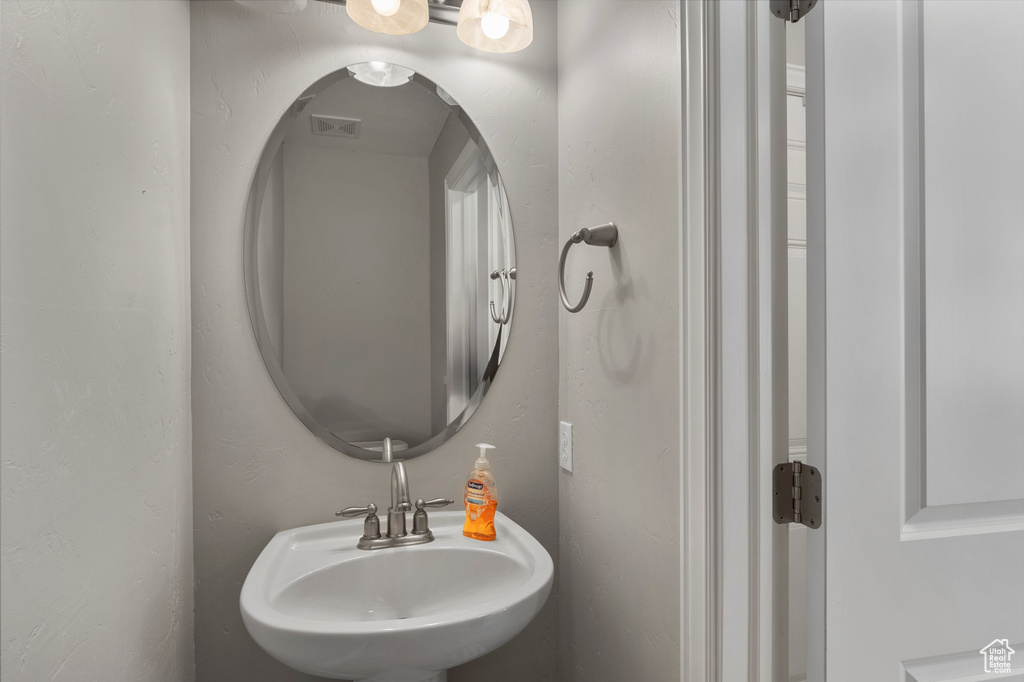 Bathroom featuring a sink