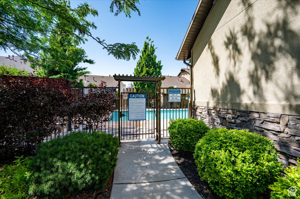 View of gate