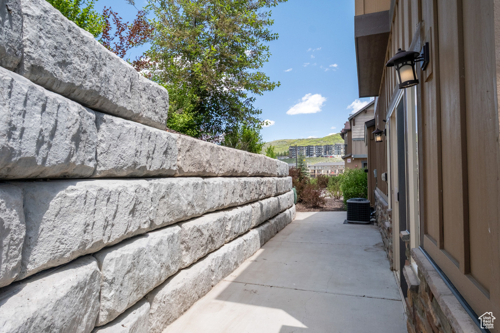 View of patio / terrace with central AC unit