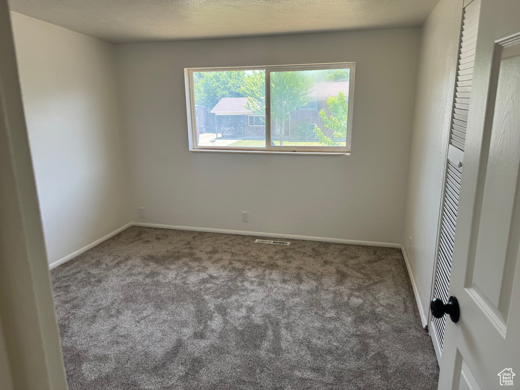 Carpeted empty room featuring healthy amount of natural light and baseboards