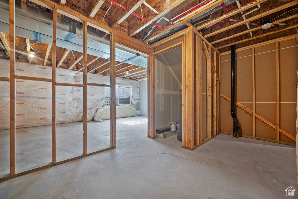 View of basement
