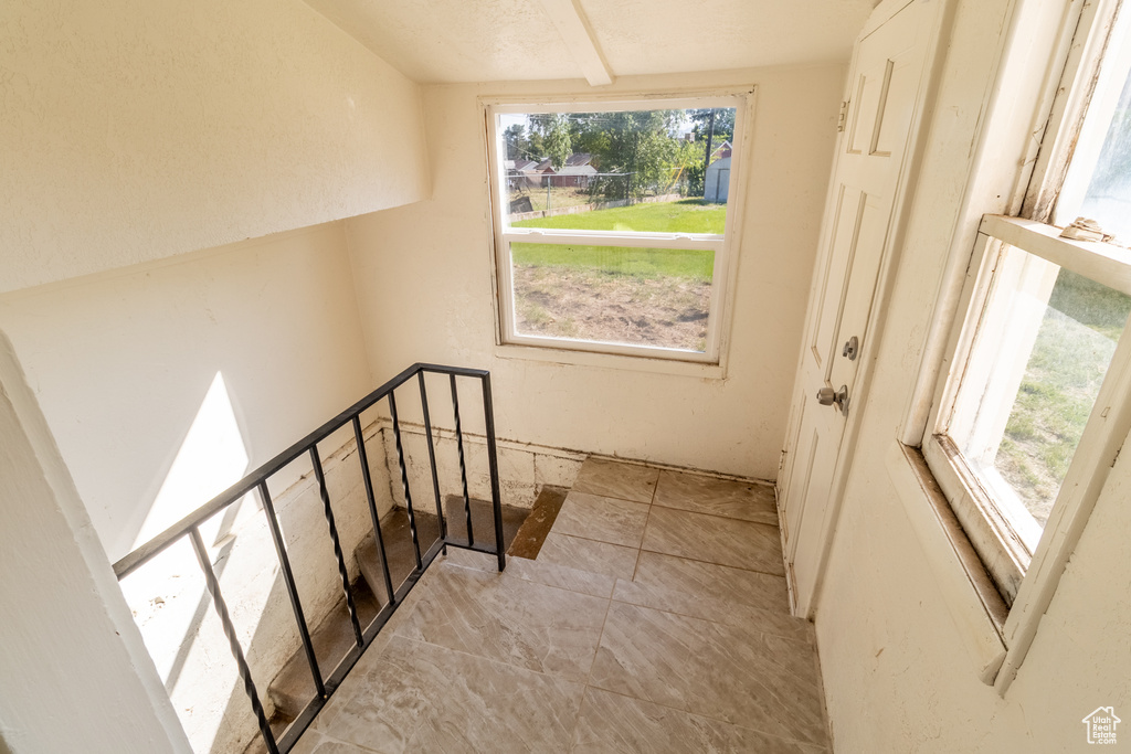 View of stairway