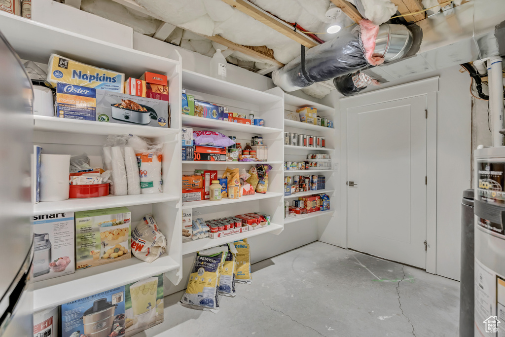 View of storage area