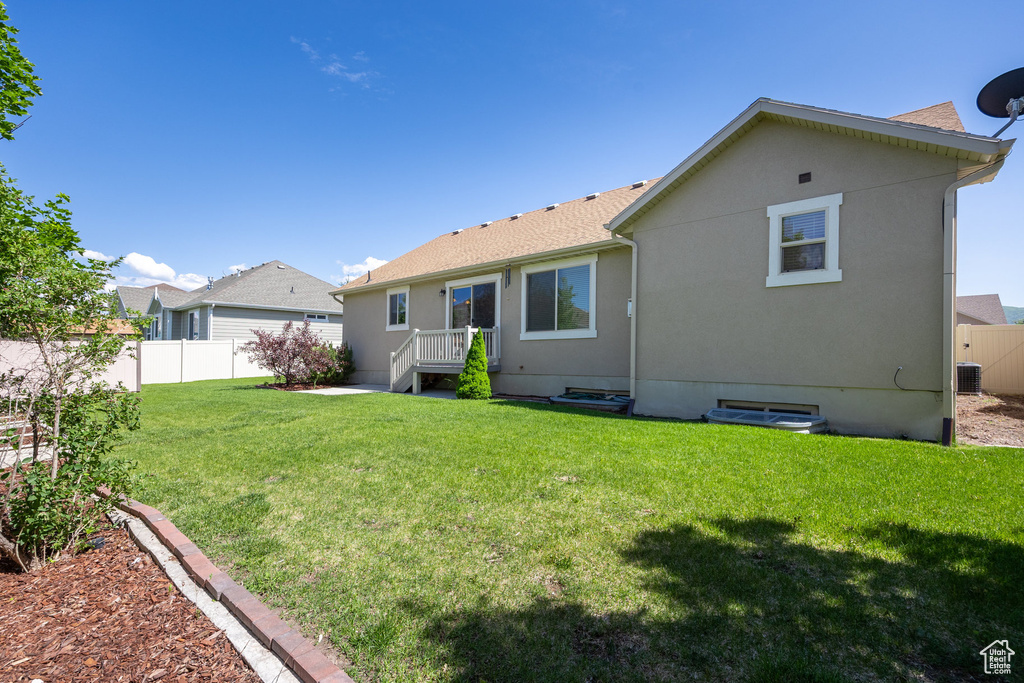 Back of house featuring stucco siding