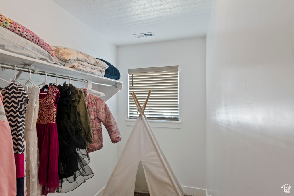 View of spacious closet