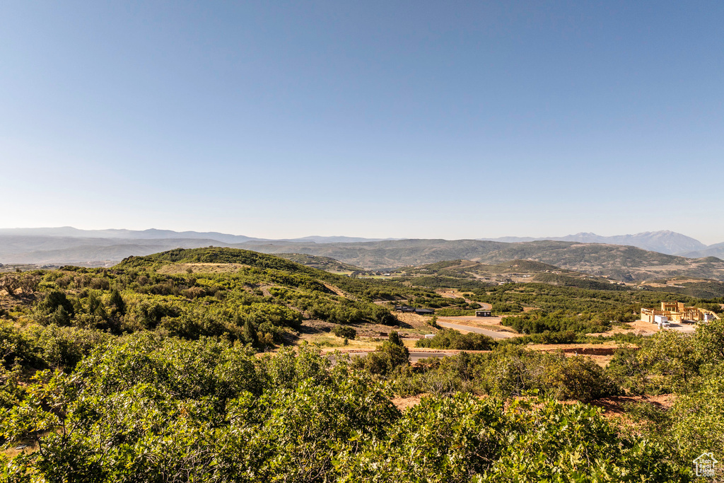 View of mountain background