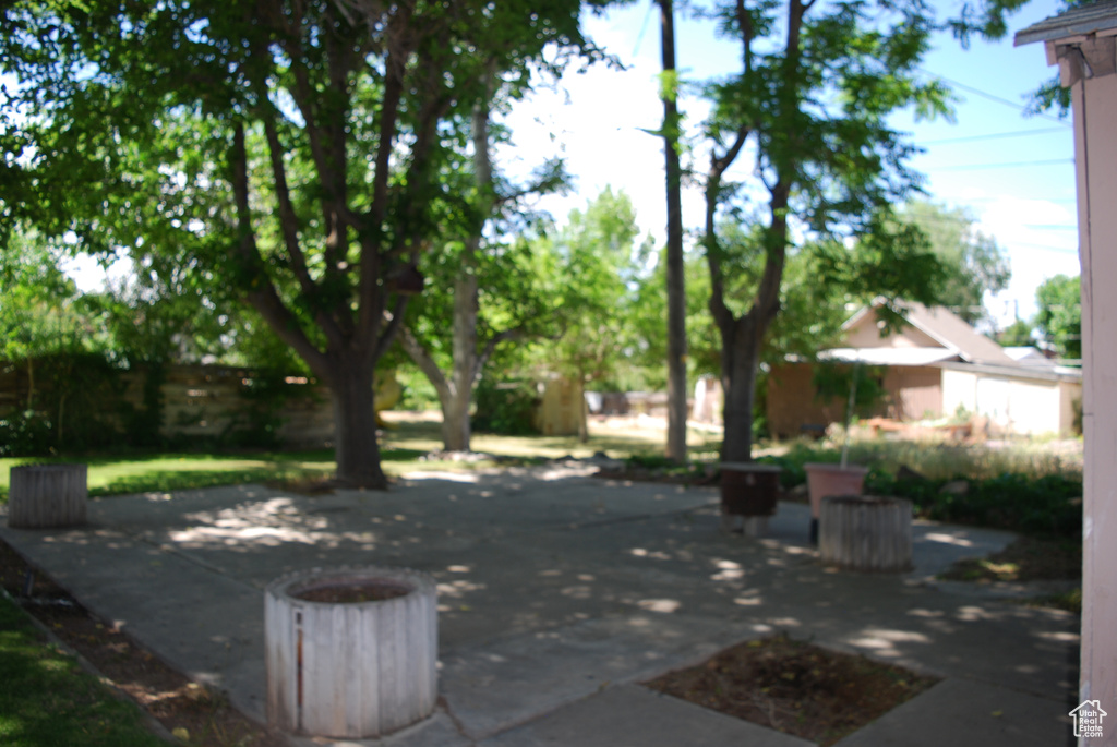 View of patio
