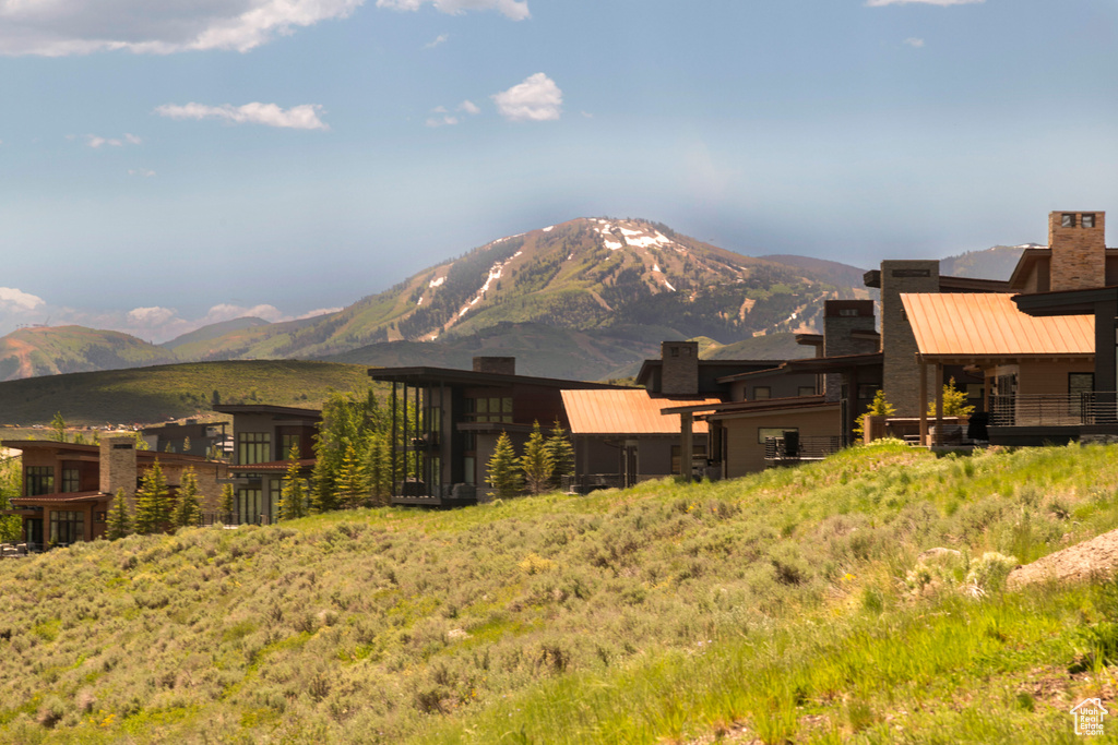 View of mountain backdrop