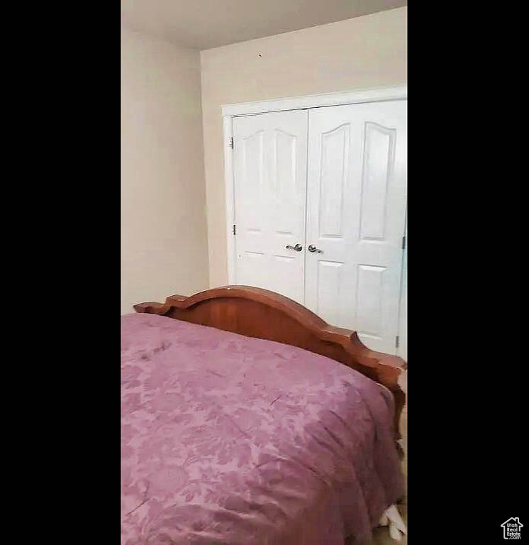 Bedroom with a closet