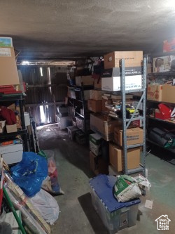 View of storage room