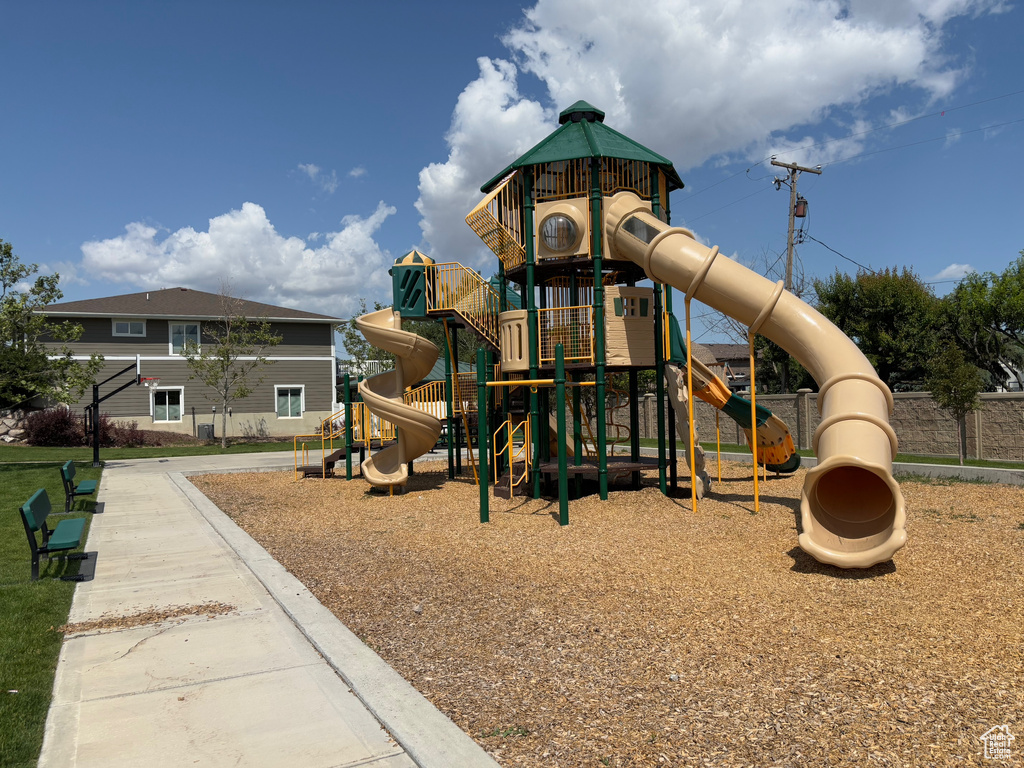 View of community playground
