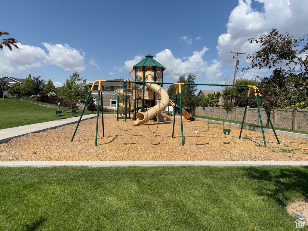 View of community playground
