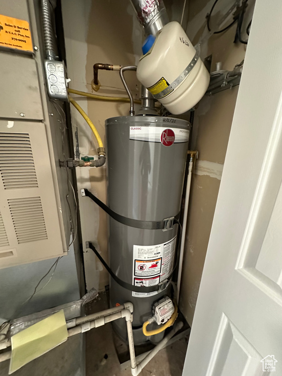Utilities featuring water heater