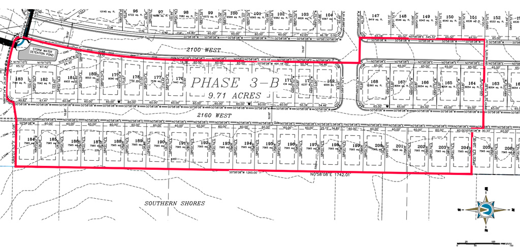 Map of parcels