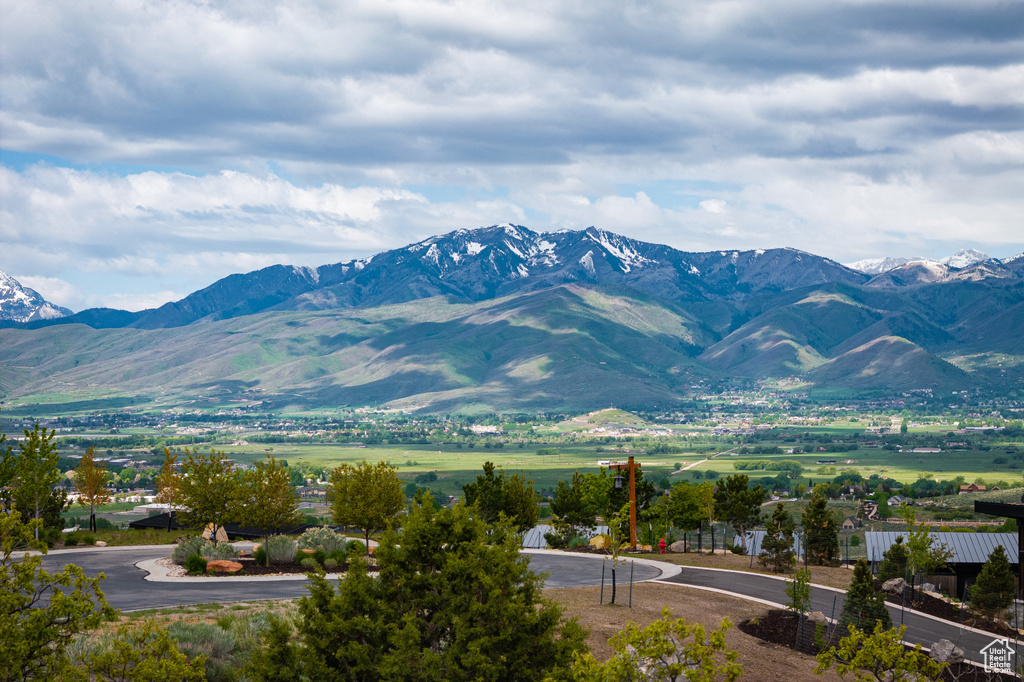 View of mountain background