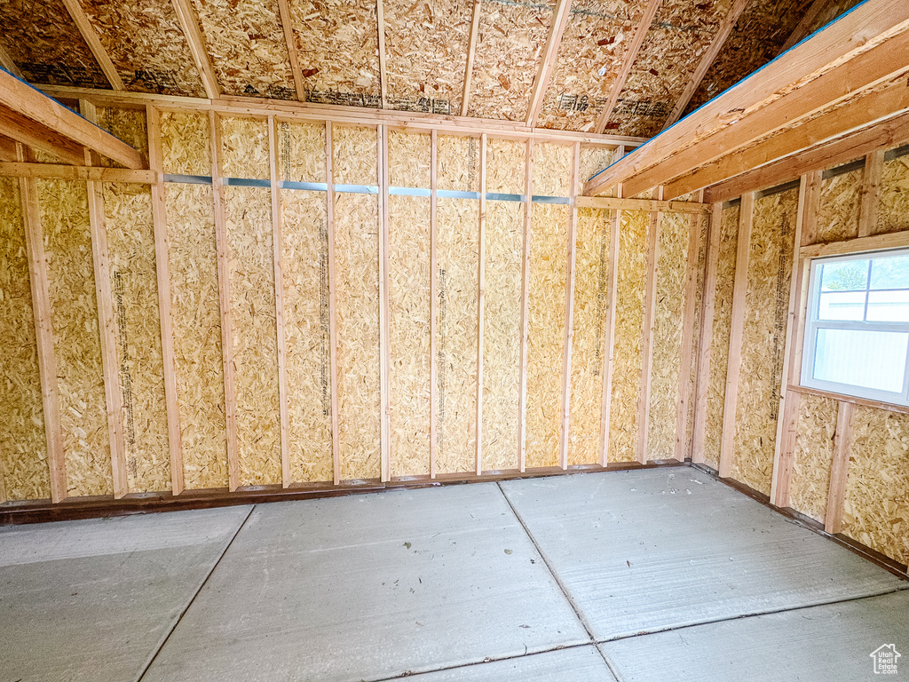 View of storage area