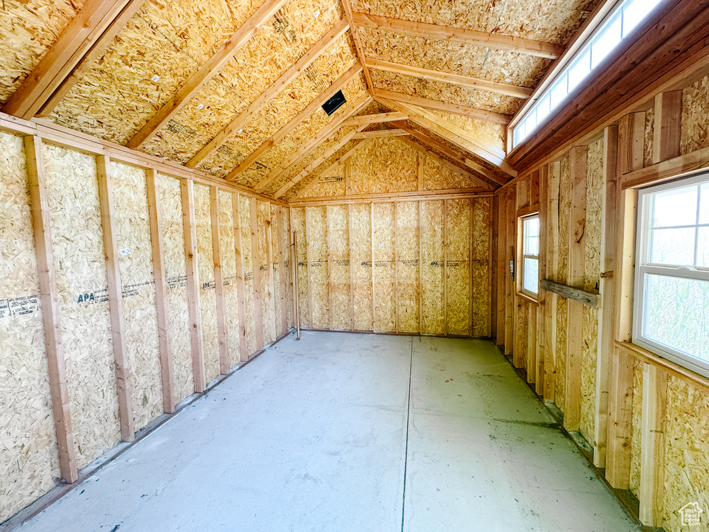 View of storage area