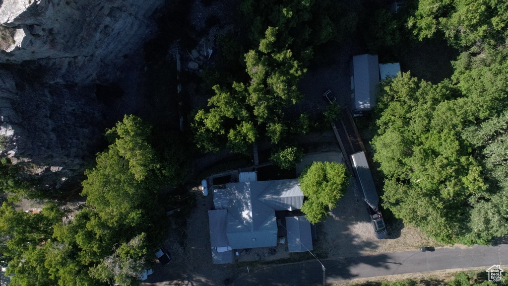 Aerial view of property's location