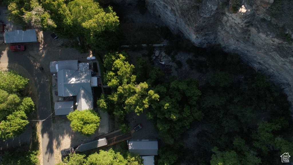 Aerial overview of property's location